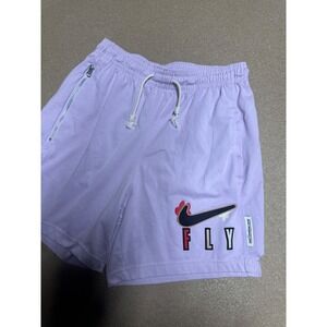 Nike Standard Issue Fly Dri Fit Purple Athletic Shorts Mens Size M
